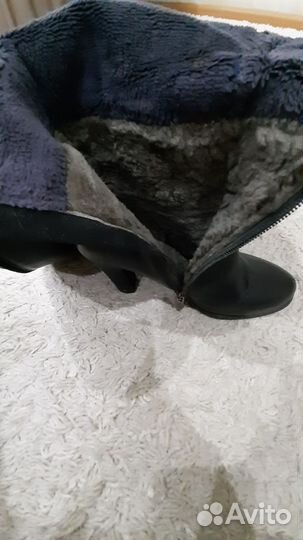 Зимние женские сапоги 38 натуральная кожа