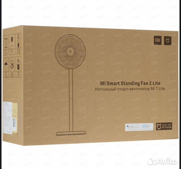 Вентилятор Xiaomi Mi SMART Standing Fan 2 Lite