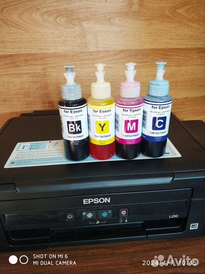 Цветной струйный принтер epson L 210