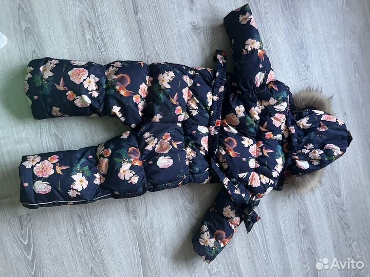 Зимний комбинезон для девочки 104