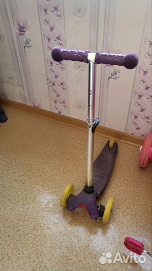 Самокат детский трехколесныйсветящимися колесами