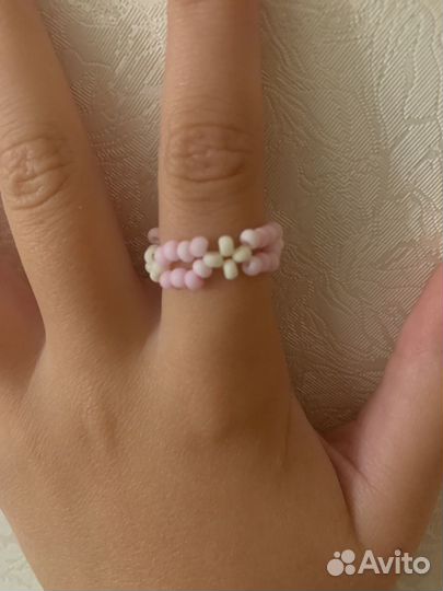 Колечко из бисера