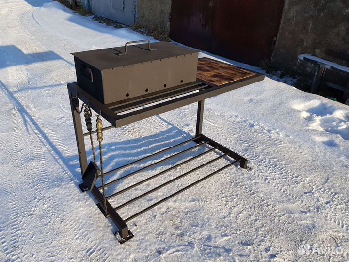 Мангал в стиле лофт