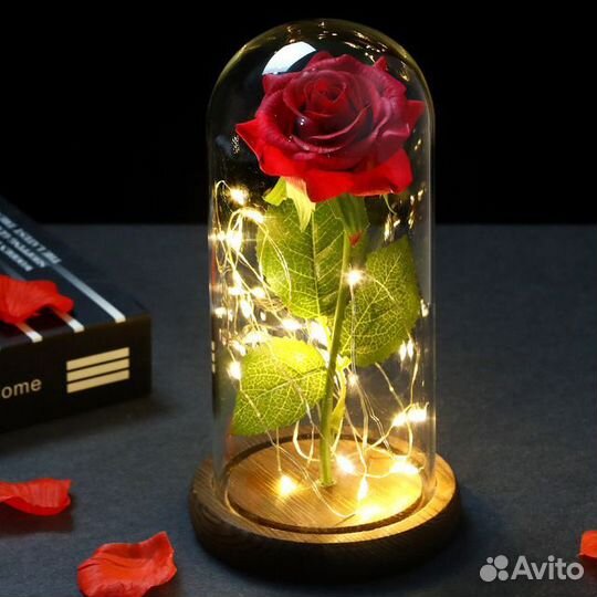 Роза в колбе