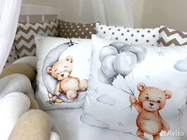 Бортики в детскую кроватку