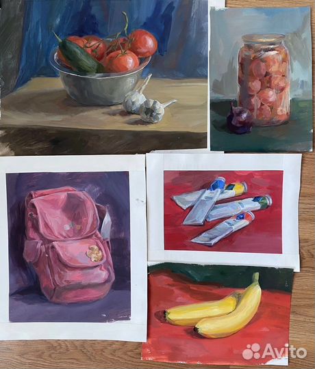 Этюды темпера