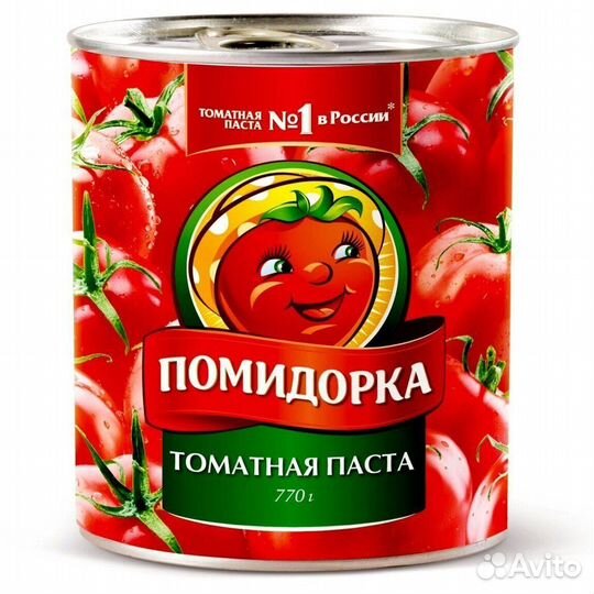 Томатная паста Помидорка 770г Пищевик