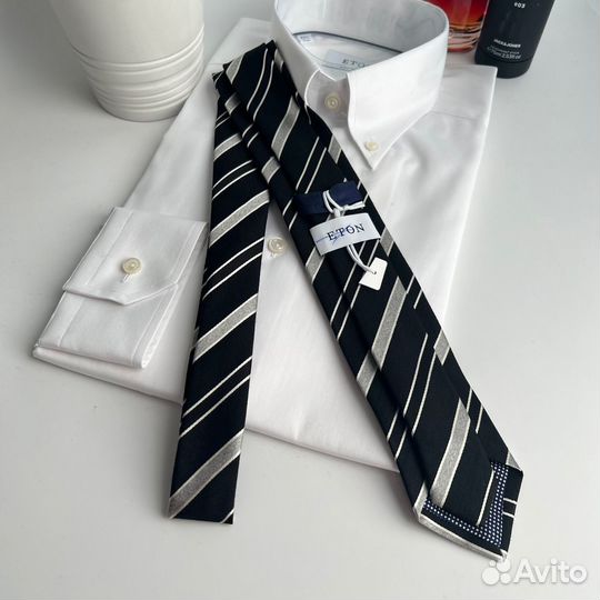 Галстук eton шелк+ шерсть новый оригинал
