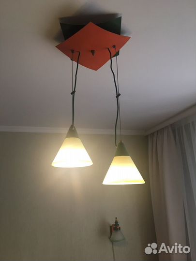 Люстра потолочная и бра