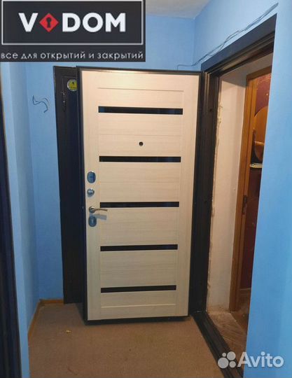 Металлическая дверь с установкой. Гарантия