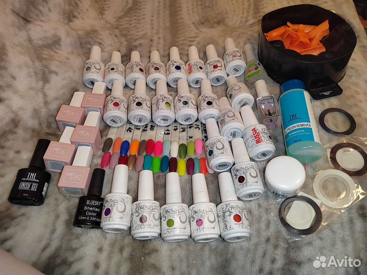 Гель лак, пылесос для маникюра