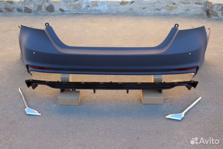 Camry 70 Задний бампер в стиле Lexus S5MV2