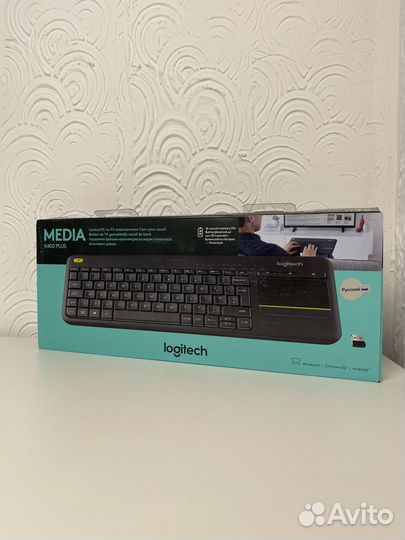 Беспроводная клавиатура с мышью Logitech K400 Plus