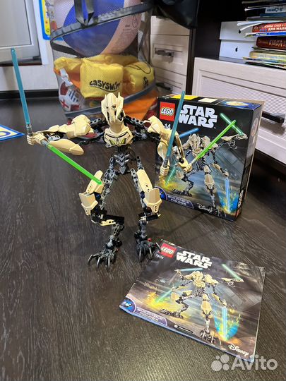 Lego Star Wars генерал Гривус 75112