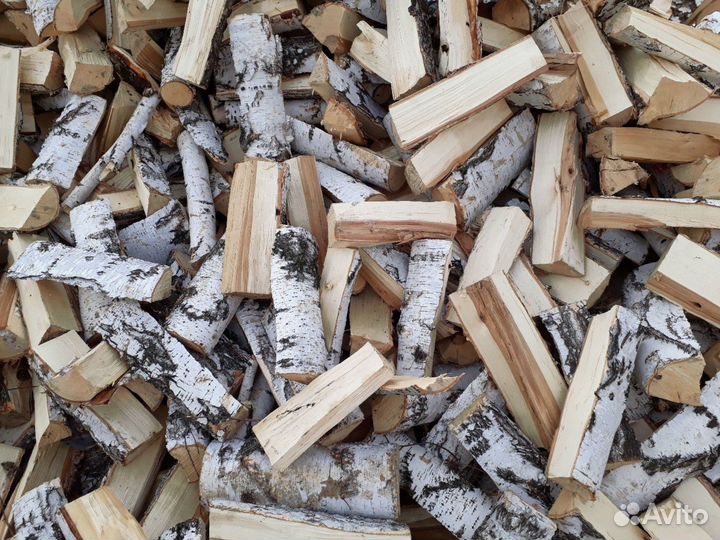 Дрова березовые колотые
