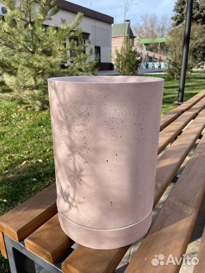 Бетонные кашпо, кашпо для цветов