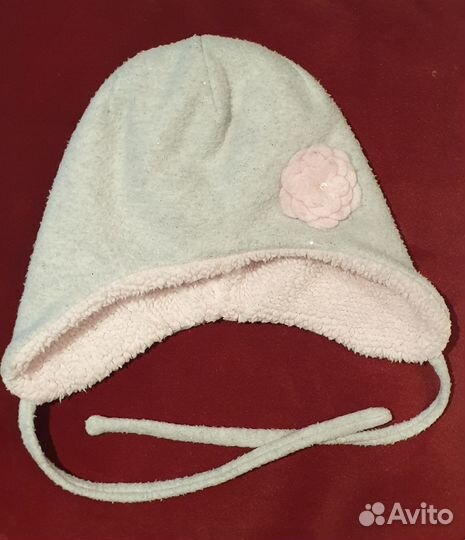 Шапочка демисезонная для девочки 42-44