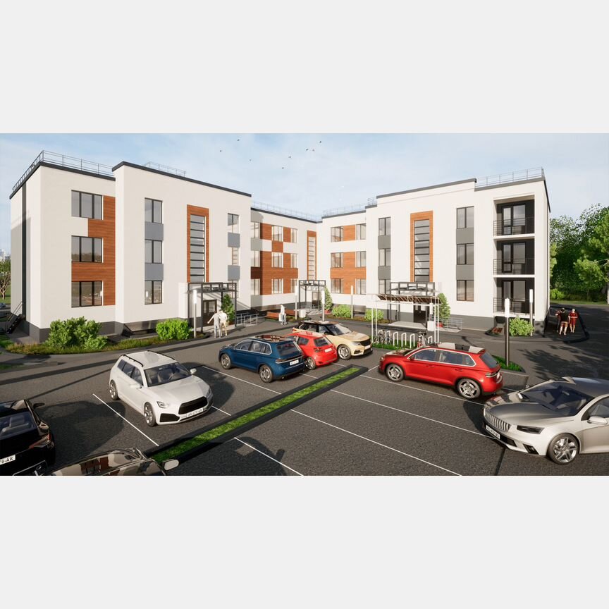2-к. квартира, 57,7 м², 3/3 эт.