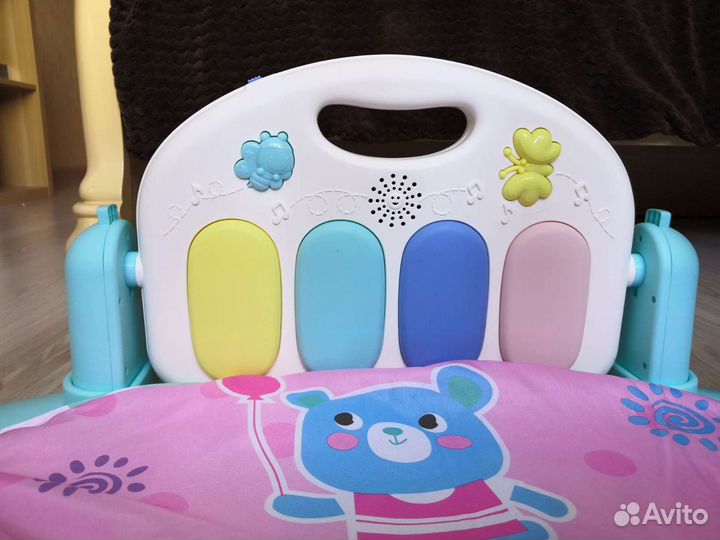 Развивающий коврик мобиль с пианино