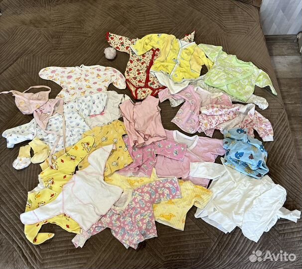 Вещи пакетом на девочку от 0-3 мес