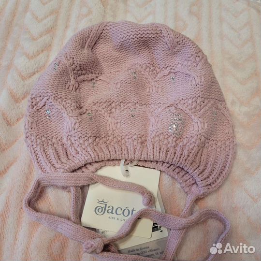 Шапка для девочки весенняя осенняя 44-46,46-48