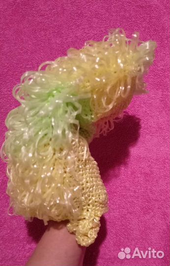 Мочалка ручной работы