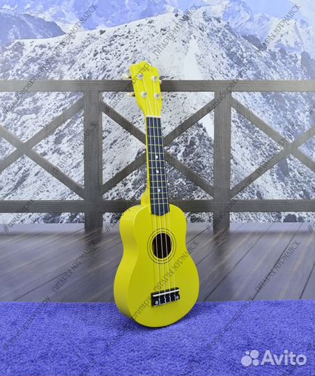 Укулеле - сопрано (новая), комплект