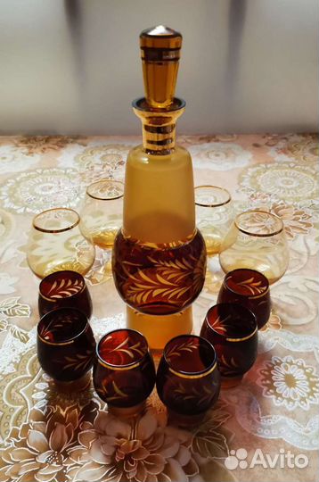 Набор хрустальный (Чехословакия)