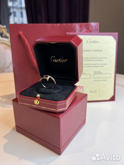 Кольцо cartier juste un clou