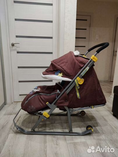 Санки коляска nika kids 6