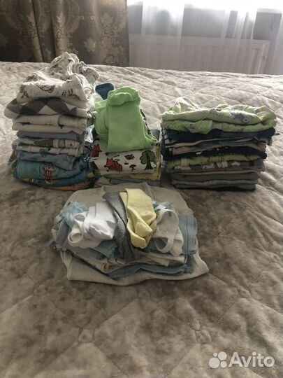 Вещи пакетом на мальчика 56-62