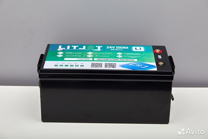 Тяговый аккумулятор 24V 120Ah 3072Wh w Monitor