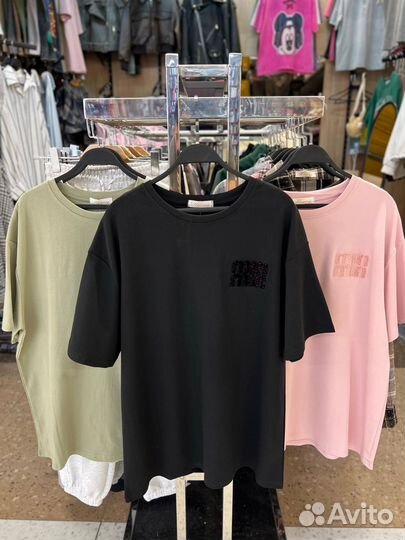 Футболка Miu Miu оверсайз