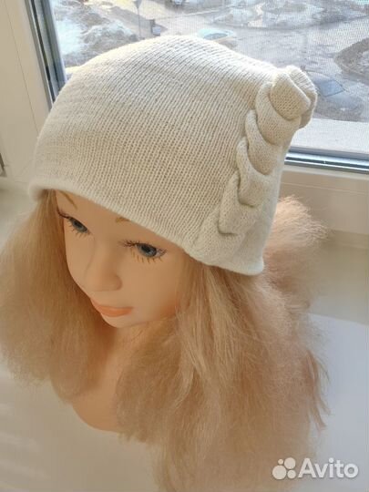 Шапка бини женская весна