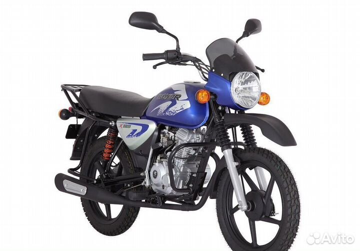 Мотоцикл bajaj boxer 125X 5-ти ступенчатая кпп