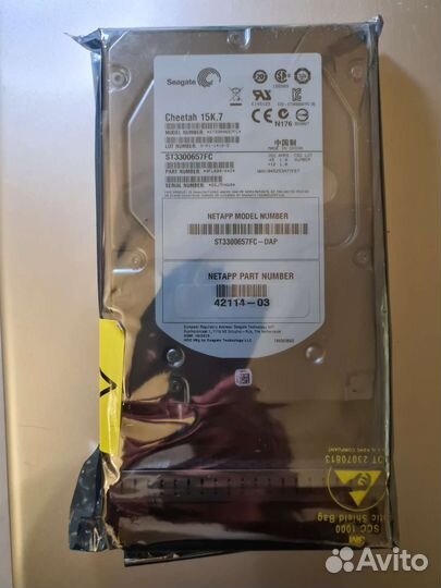 Жесткий диск Seagate Cheetah 300 гб st3300657fc
