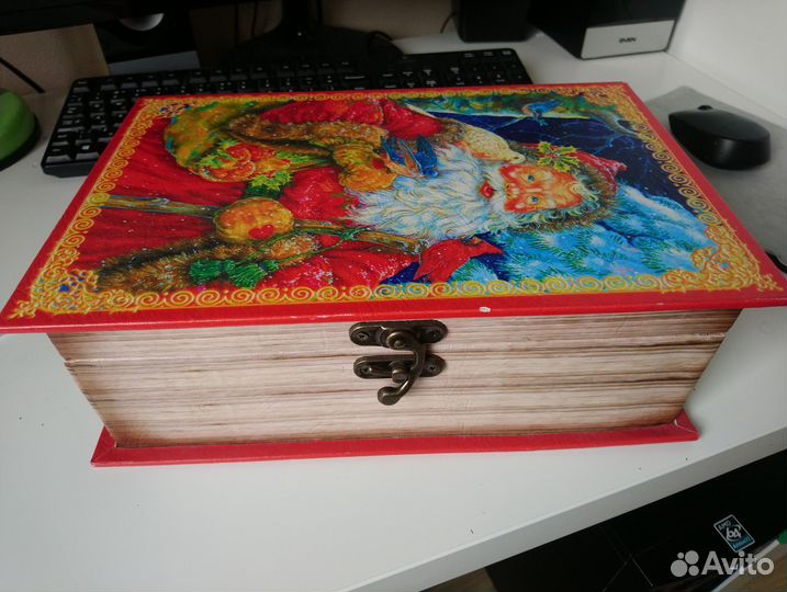 Сундучок-шкатулка для новогоднего подарка