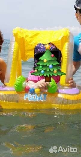 Круг для плавания детский с крышей