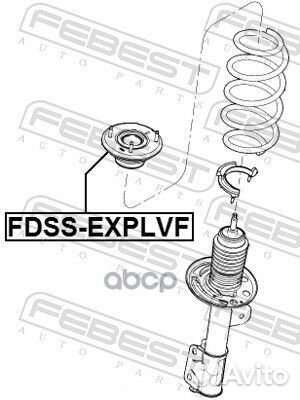 Опора амортизатора ford explorer 2011- fdss-explvf