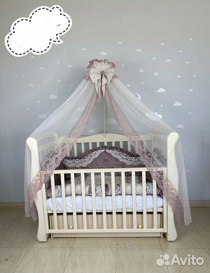 Круглая кроватка 10 в 1