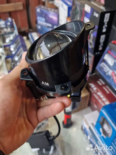 Противотуманные фары линзы Bi-LED Granta, Калина