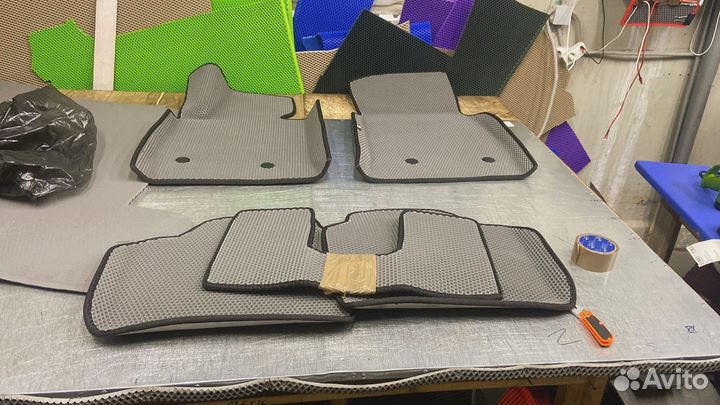 Eva ева эва коврики с бортами 3D в авто