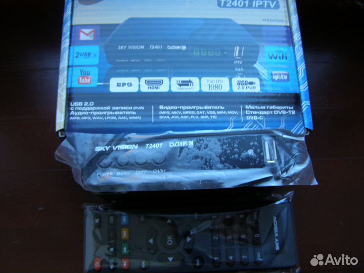 Телеприставка бесплатного телевидения 20 каналов