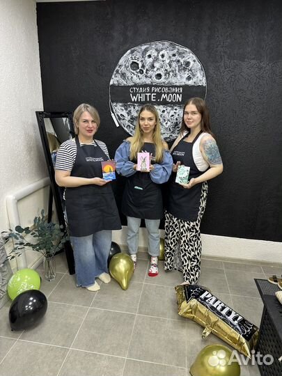 Арт-вечеринки, мастер-классы по рисованию