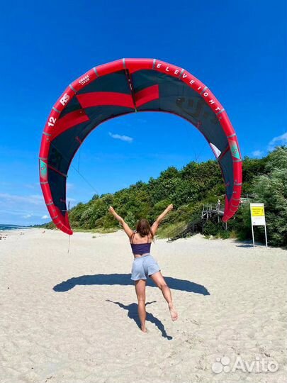 Кайт Eleveight RS V7 12m и бар Vary4+ S