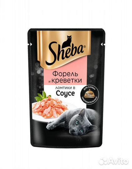 Влажный корм Sheba в ассортименте Шеба