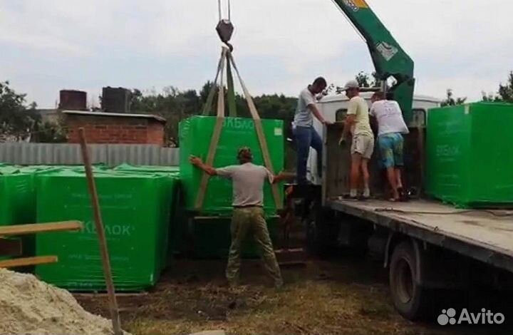 Газобетонные блоки 625*200*250