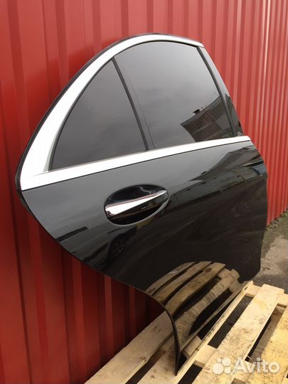 Дверь задняя правая мерседес W222 черная