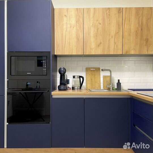 Угловая кухня с мдф фасадами