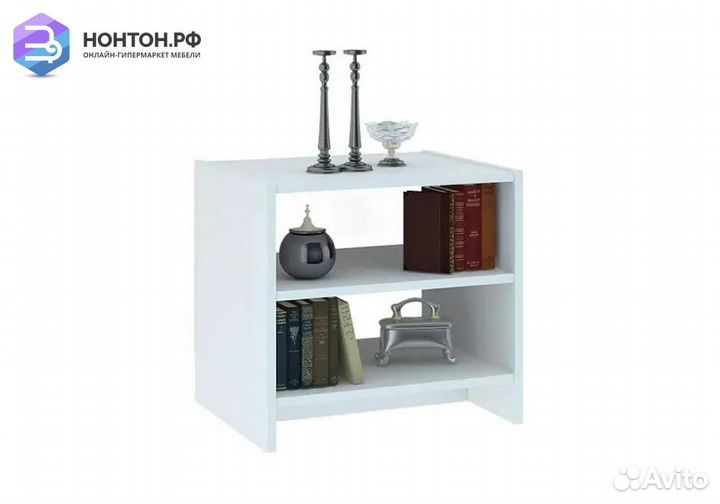 Тумба прикроватная Лофт белый